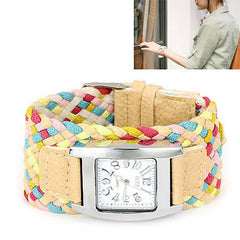 Tan Candy Weave Watch - Find Something Special