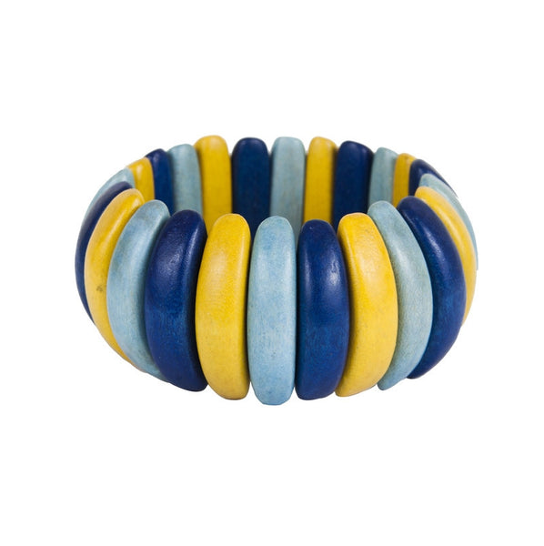 Wood Elastic Sunset Bracelet