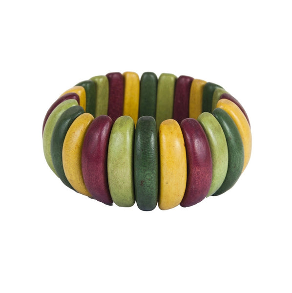 Wood Elastic Garden Bracelet