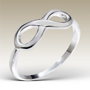 Infinity Sterling Silver Ring